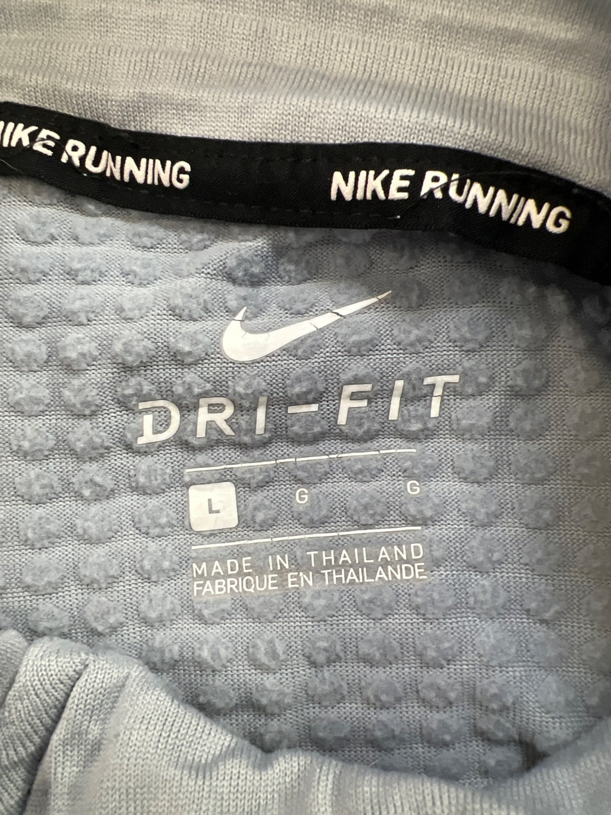 Nike Men’s Gray Therma Sphere 1/4 Zip Long Sleeve Pullover Running Shirt - L