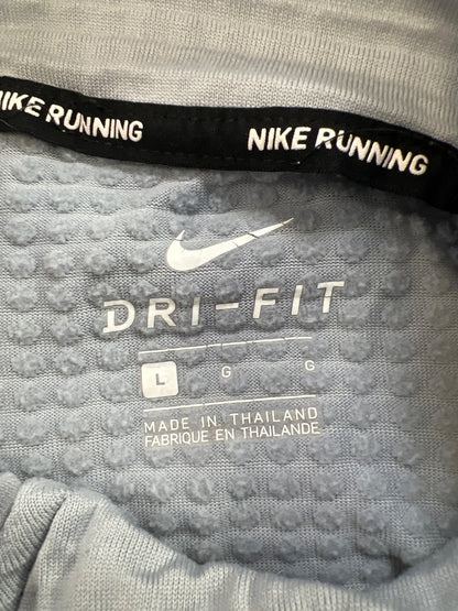 Nike Men’s Gray Therma Sphere 1/4 Zip Long Sleeve Pullover Running Shirt - L