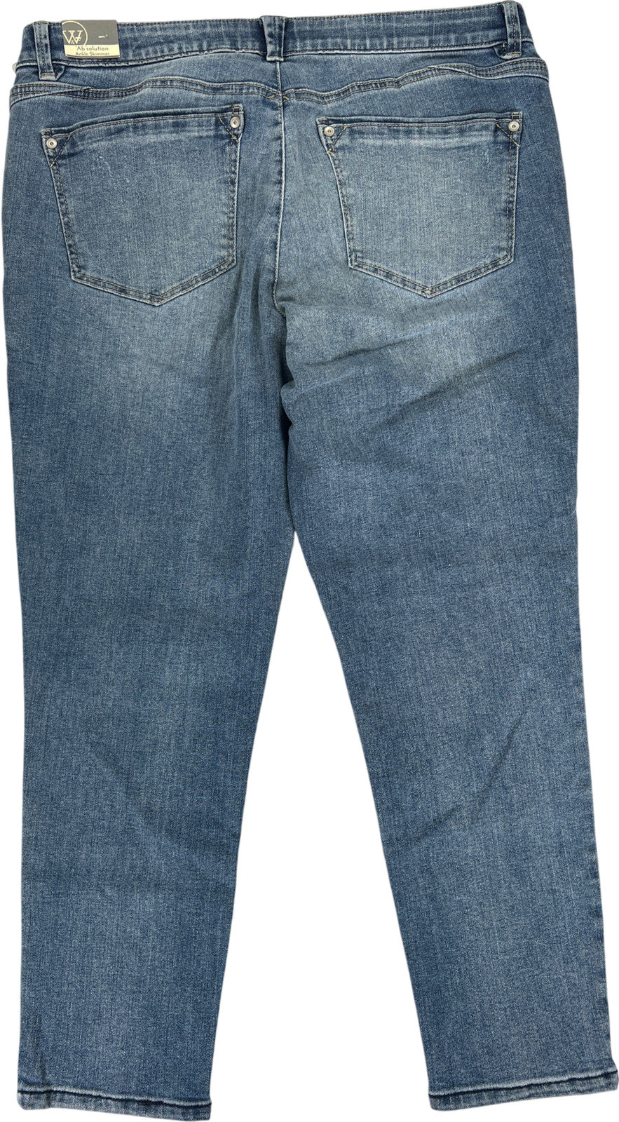 Wit and Wisdom Women’s Light Wash Ankle Skimmer Denim Jeans - 12 Petite