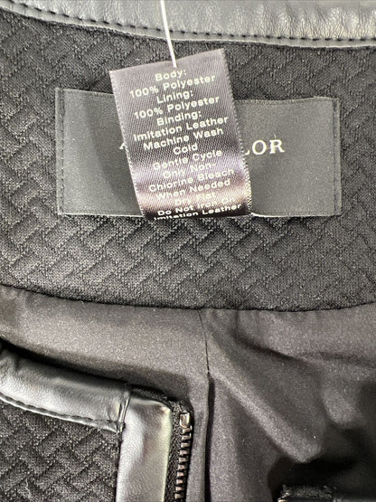 NEW Ann Taylor Women's Black Textured Full Zip Blazer Jacket - Petite 8P