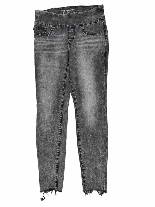 Rock and Republic Women's Gray Denim Fever Pull On Jegging Jeans - 8 M