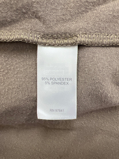 Pure Jill Women’s Brown Velour Long Sleeve V-Neck Shirt - XL Petite