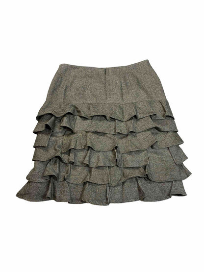 NEW Talbots Women's Brown Tweed Layered Skirt - 10