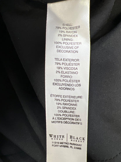 White House Black Market Women’s Black Polka Dot Blazer Jacket - 12