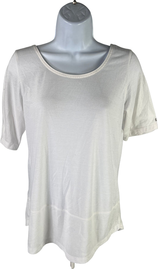 Columbia Women’s White Anytime Casual Criss Cross Back Short Sleeve T-Shirt - S