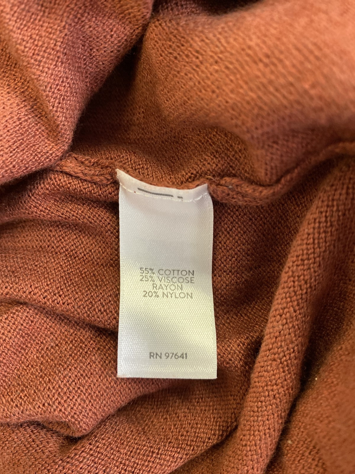 J.Jill Women’s Orange/Brown Long Sleeve Tunic Sweater - L Tall