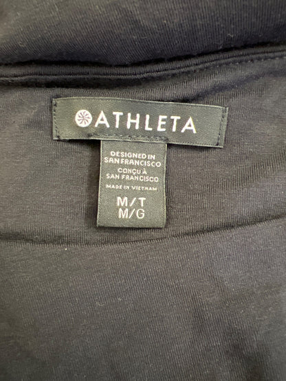 Athleta Women’s Black Santorini Thera. Sleeveless Dress - M Tall