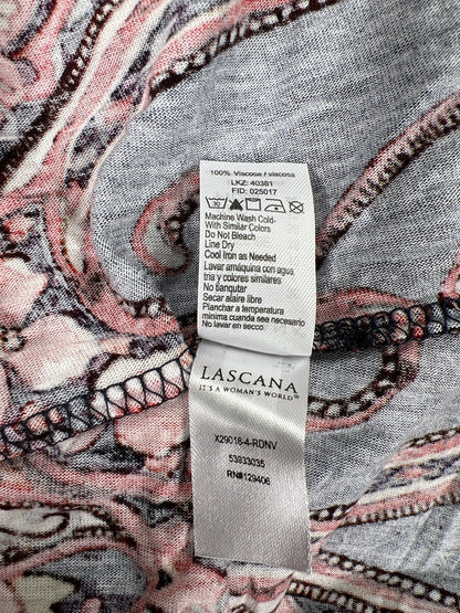 NEW Lascana Women’s Red/Blue Paisley Sleeveless Tank Top Dress - 4