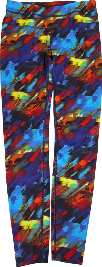 Athleta Women’s Blue/Red Athletic Ankle Leggings - S