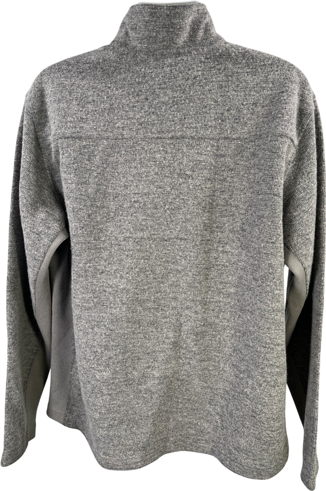 Merrell Men’s Gray Wool Blend Aeroblock 1/4 Zip Pullover Jacket - XXL