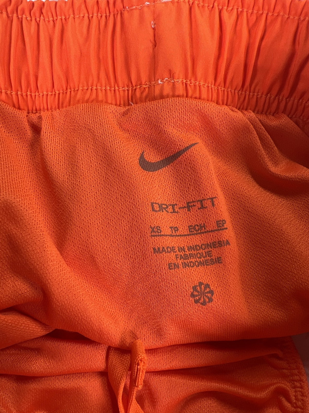 Nike Women’s Orange Lined Dri-Fit Athletic Running Shorts - XS