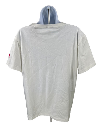 NEW adidas Women's White Breast Cancer University of Michigan Shirt - XL
