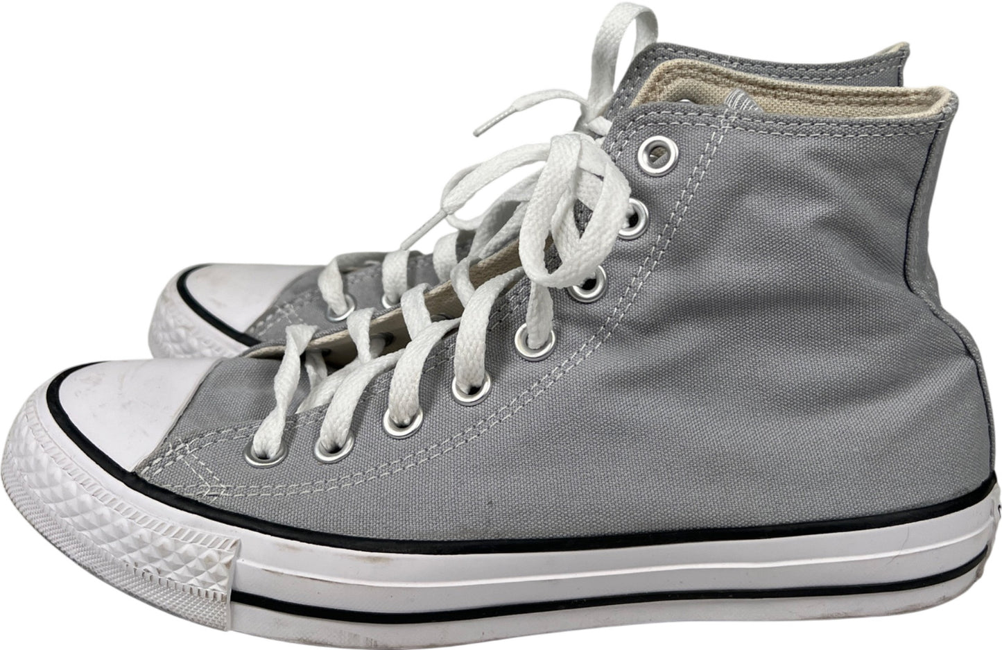 Converse Unisex Gray Chuck Taylor High Top Sneakers - Women’s 9
