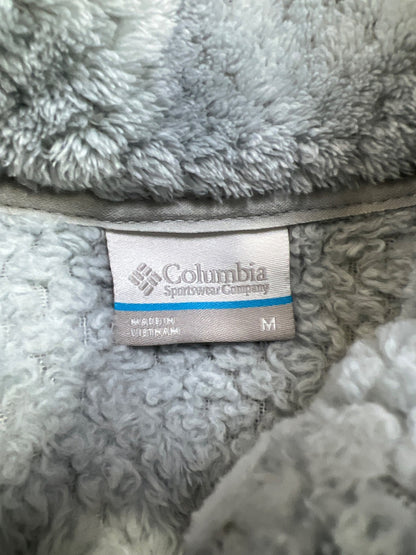 Columbia Women’s Blue Long Sleeve Full Zip Plush Fleece Jacket - M