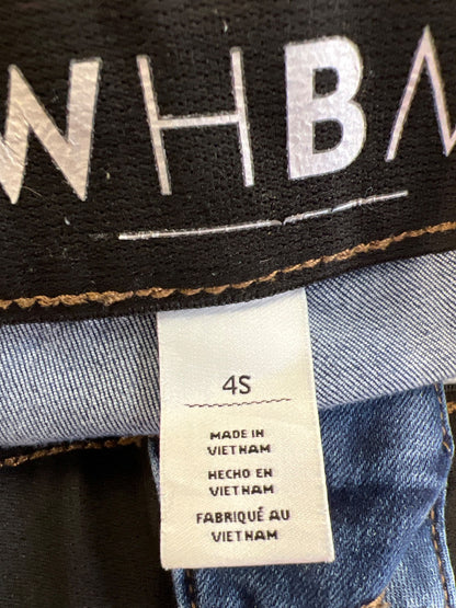 White House Black Market Women’s Medium Wash Skinny Jeans - 4 Short