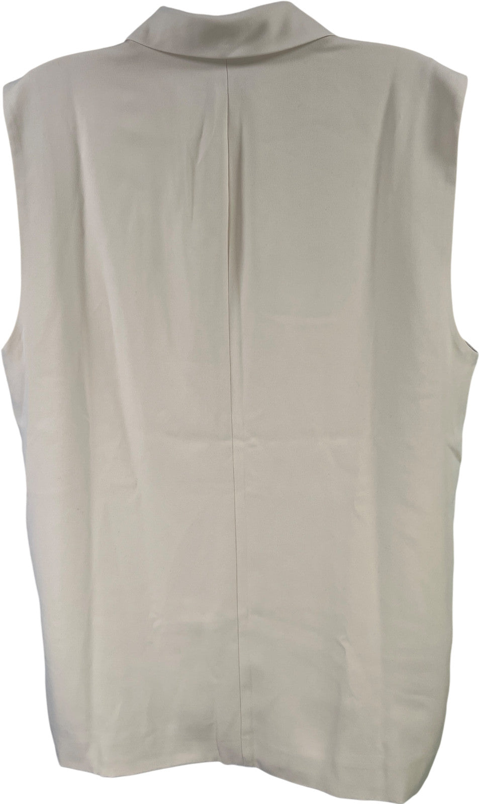 J.Jill Wearever Collection Women’s Beige Easy Care One Button Vest - M