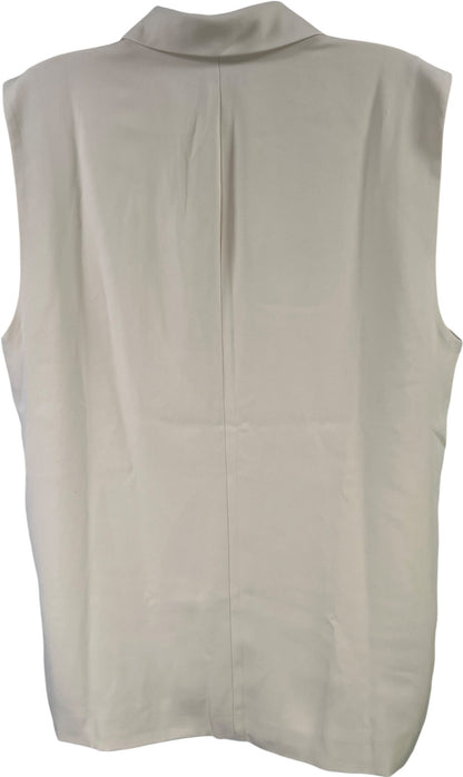 J.Jill Wearever Collection Women’s Beige Easy Care One Button Vest - M