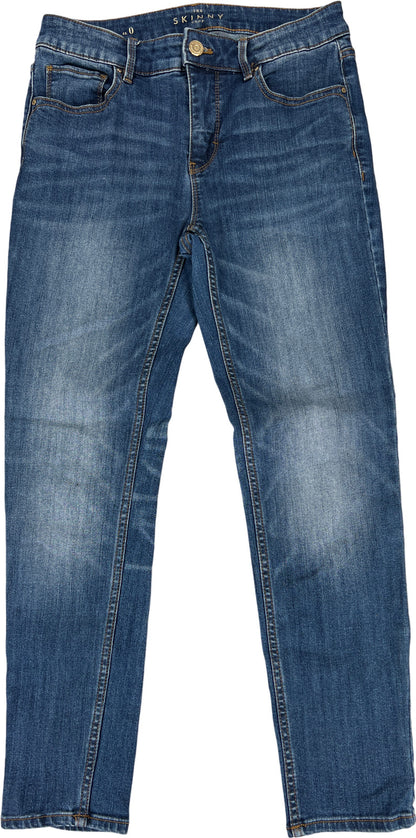 White House Black Market Women’s Medium Wash The Skinny Crop Jeans - 0