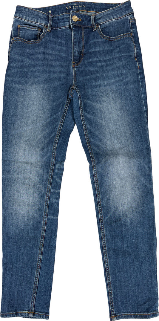 White House Black Market Women’s Medium Wash The Skinny Crop Jeans - 0