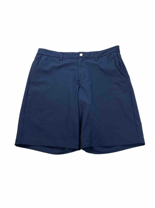 Lululemon Men’s Solid True Navy Blue ABC Chino Shorts - 34