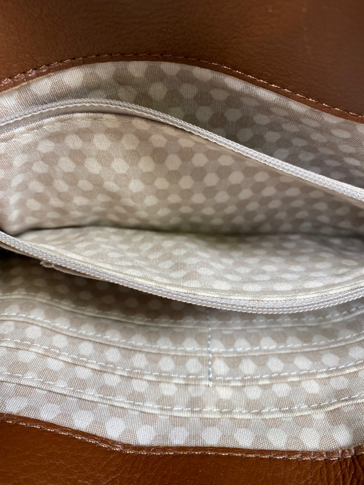 Brighton Women’s Brown Brooklyn Straw Multipocket Organizer Crossbody Purse