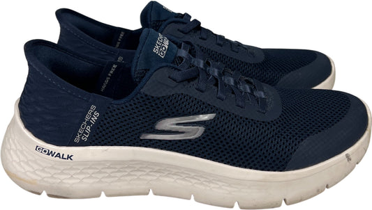 Skechers Women’s Blue Go Walk Slip In Walking Comfort Shoes - 6.5