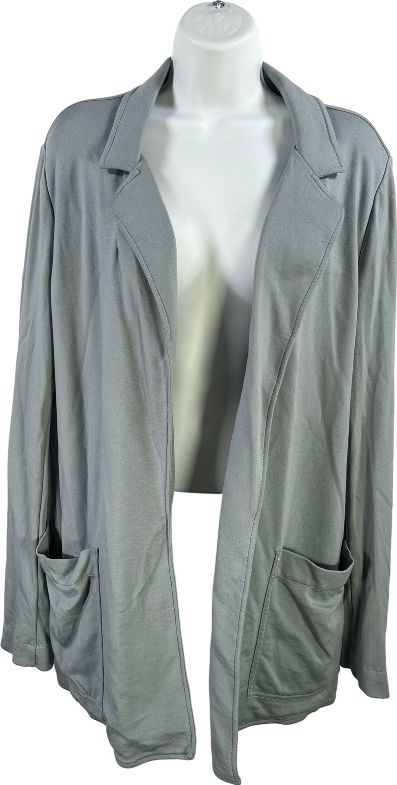 Athleta Women’s Blue/Gray Long Sleeve Eastbound Blazer Jacket - 16