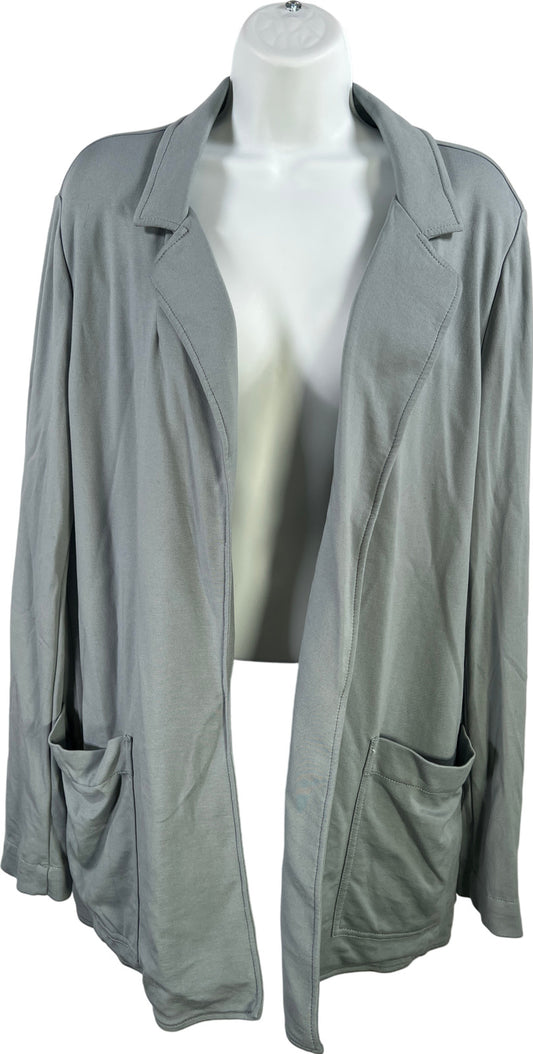 Athleta Women’s Blue/Gray Long Sleeve Eastbound Blazer Jacket - 16