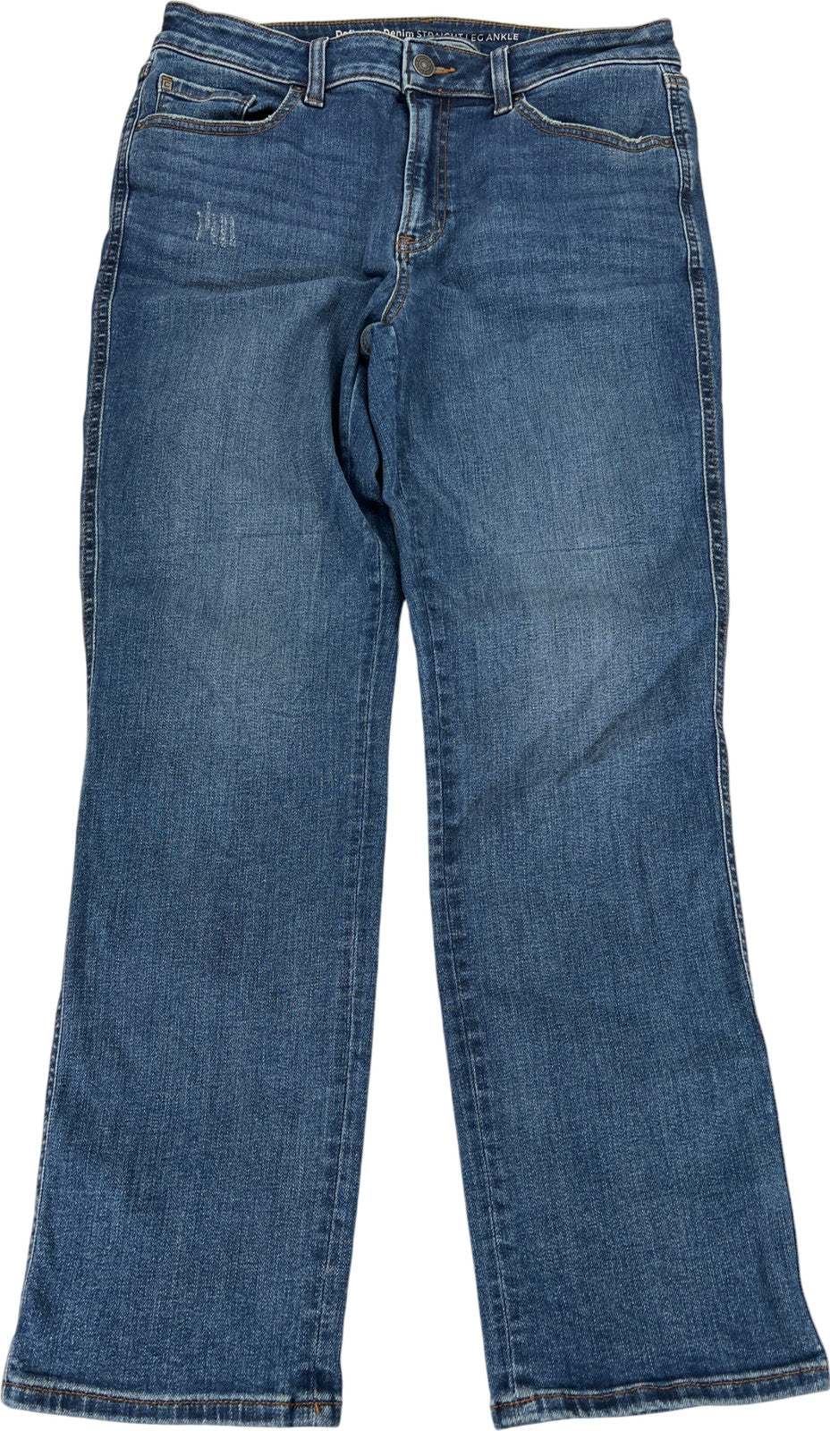 Chico’s Women’s Medium Wash Straight Leg Ankle Jeans -0.5/US 6