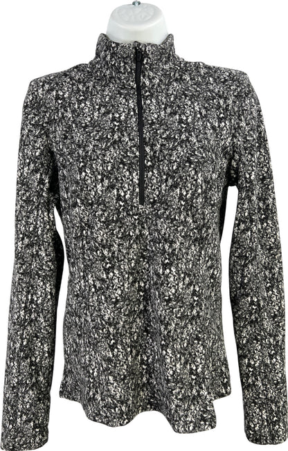 Spyder Active Women’s Black/White 1/4 Zip Pullover Fleece. Jacket - S