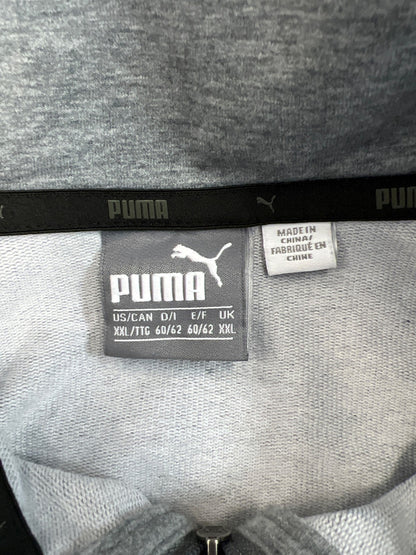 Puma Men’s Gray 1/4 Zip Pullover Long Sleeve Sweatshirt - XXL