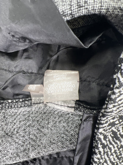 Karl Lagerfeld Women’s Black/White Straight Leg Dress Pants - 6