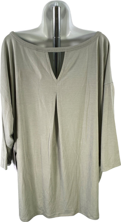 Athleta Women’s Mint Green Ease in 3/4 Sleeve Shirt - Plus 2X