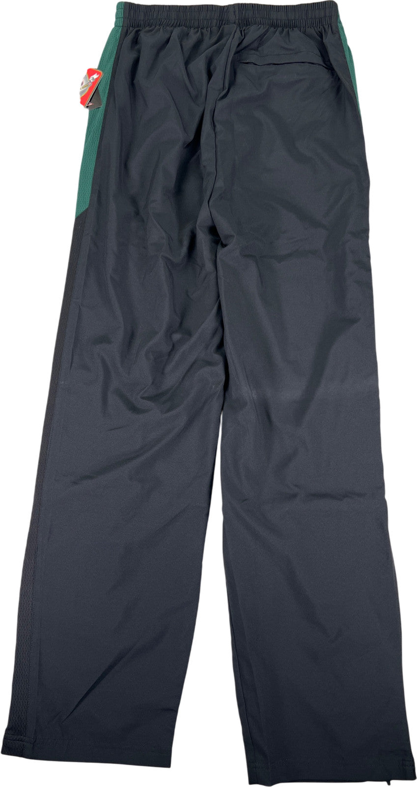 Colosseum Athletics Men’s Black/Green MSU Windbreaker Athletic Pants - S