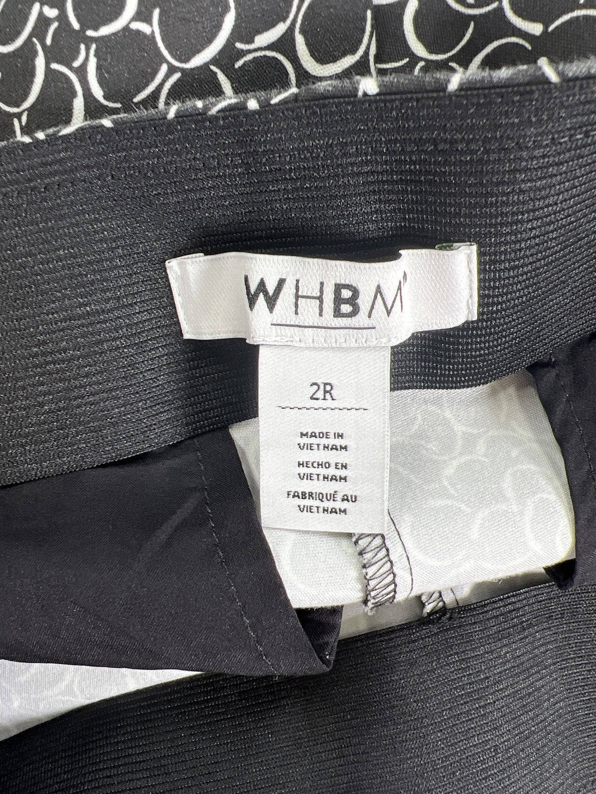 White House Black Market Women’s Black Side Zip Straight Ankle Pants - 2