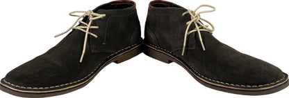 Kenneth Cole Reaction Men’s Gray Suede Desert Wind Chukka Shoes - 12