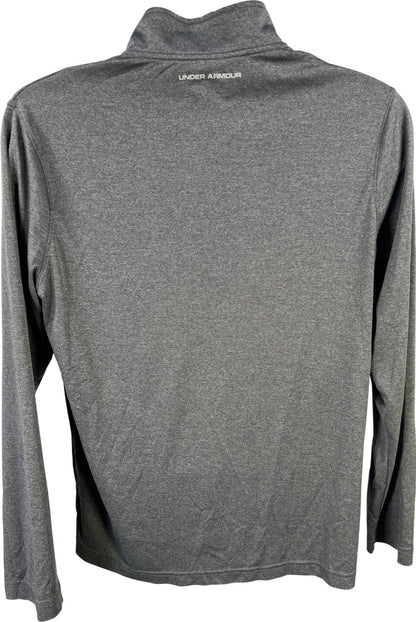 Under Armour Men’s Gray HeatGear Loose Fit Long Sleeve Athletic Shirt - L