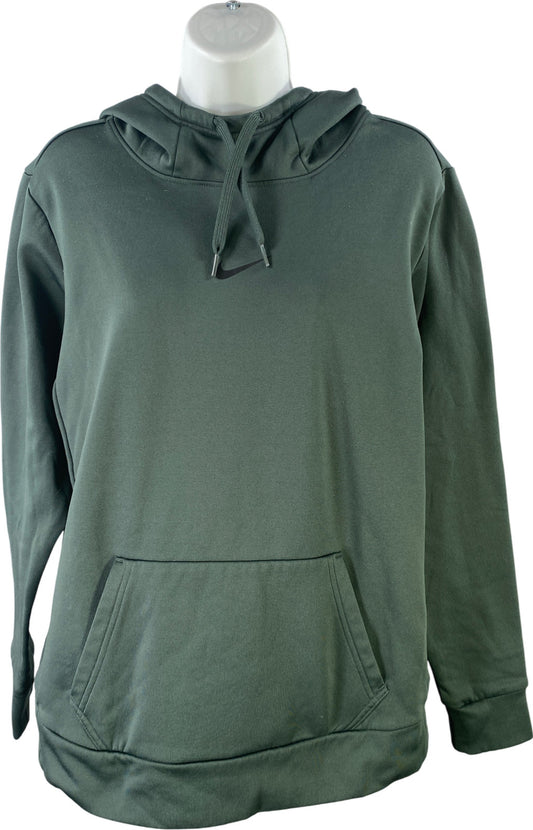Nike Women’s Green Fleece Lined Training Pullover Hoodie - L
