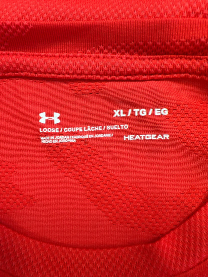 Nike Men’s Red Velocity Jacquard Short Sleeve Athletic T-Shirt - XL