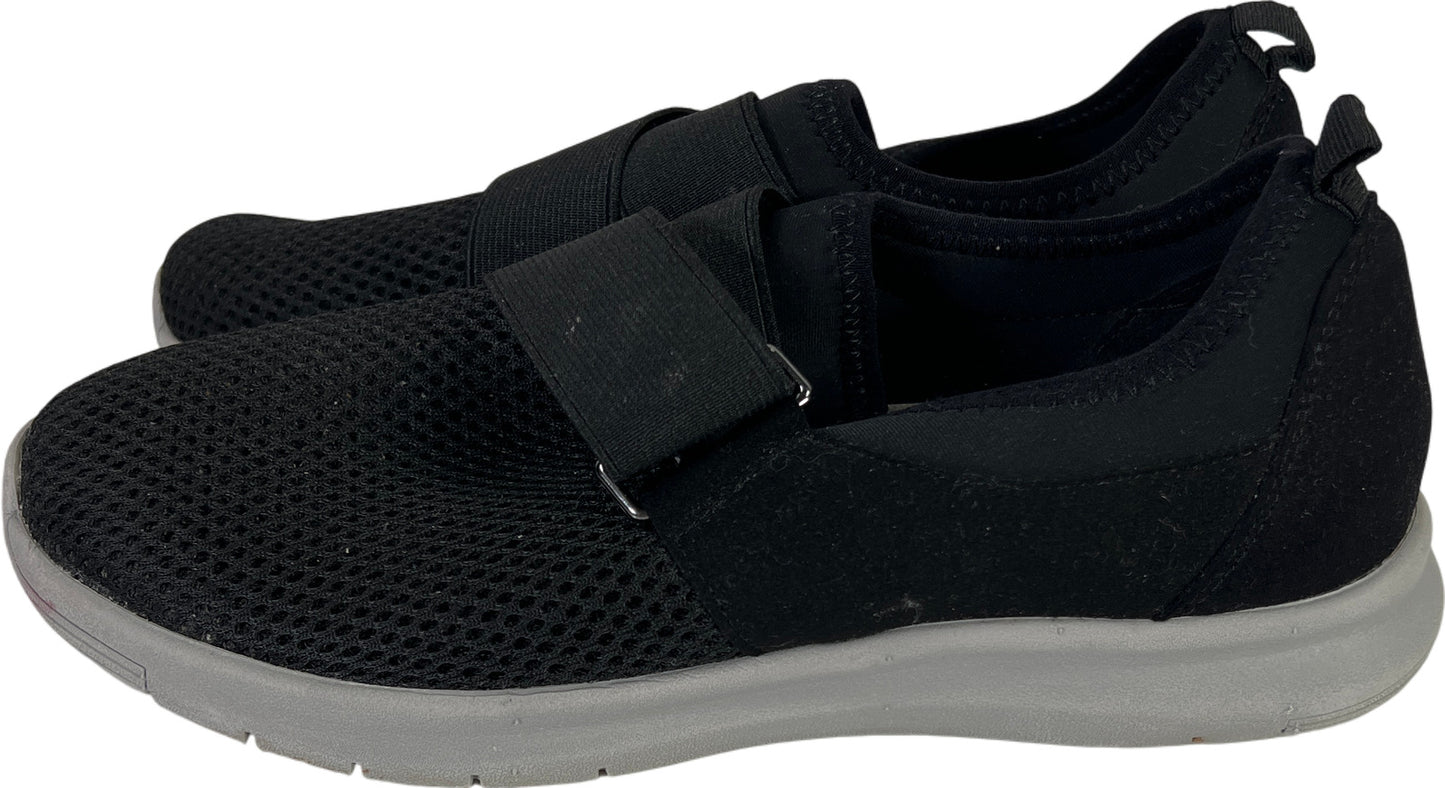 Easy Spirit Women’s Black Gibb Slip On Comfort Walking Sneakers - 6
