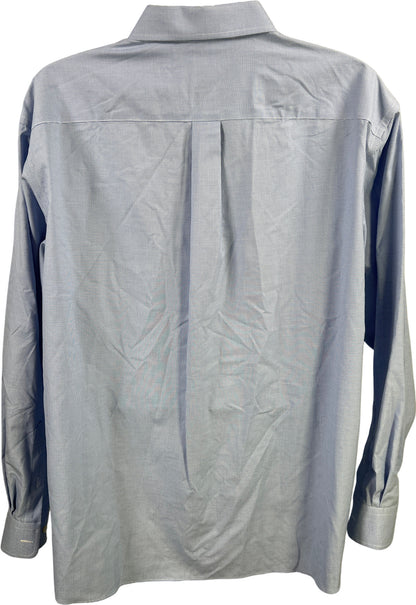 Jos A Bank Men’s Blue Plaid Travelers Collection Button Up Shirt - XXL