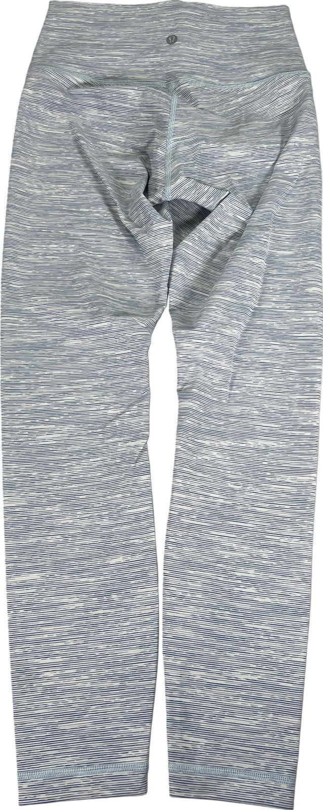 Lululemon Women’s White/Blue. Wunder Under High Rise 25in Leggings - 6/S