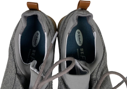 Dr. Scholls Women’s Gray Texture Lace Up Walking Shoes - 8