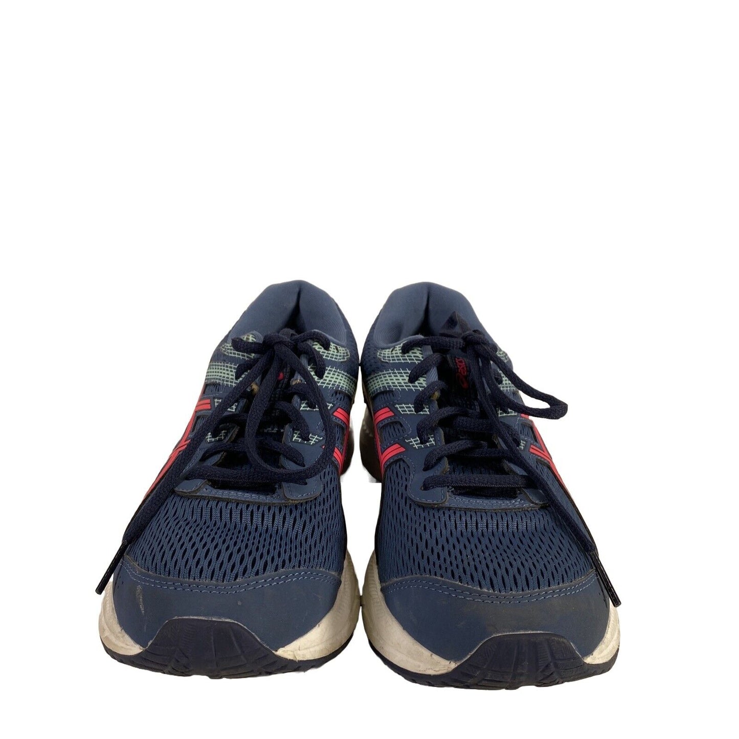 Asics Women's Blue Gel-Contend 6 Lace Up Athletic Shoes - 8