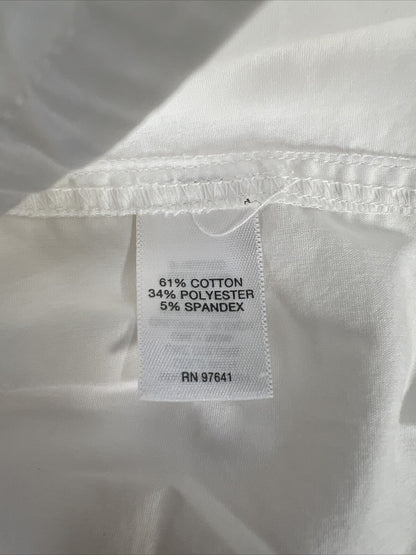 J.Jill Camiseta sin mangas con botones en la parte delantera, color blanco, para mujer - XL Petite