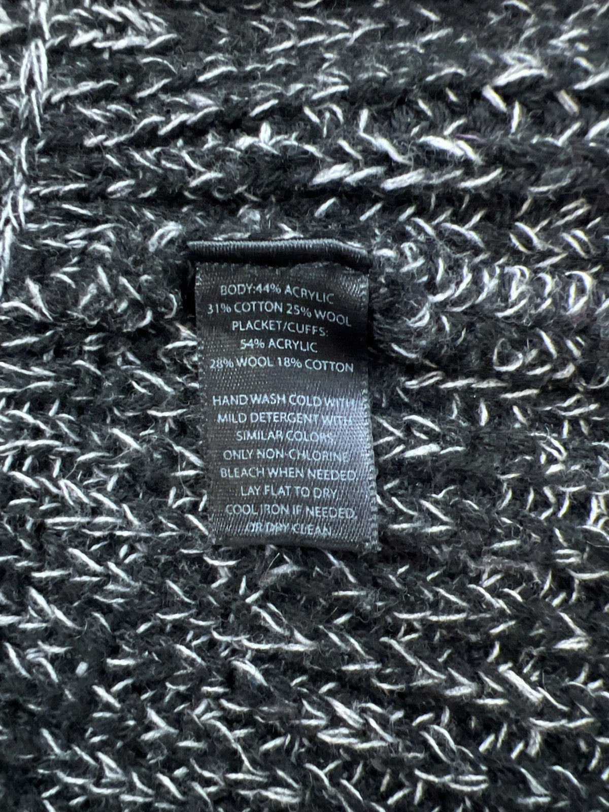 White House Black Market Women’s Black Ruffle Trim Knit Cardigan Sweater - S