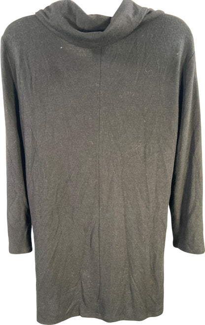 Chico’s Women’s Black 3/4 Sleeve Cowl Neck Sweater - 1/US M