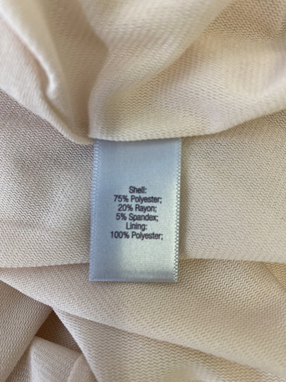 Jennifer Lopez Women’s Light Pink Blush Sleeveeless Midi Dress - 12