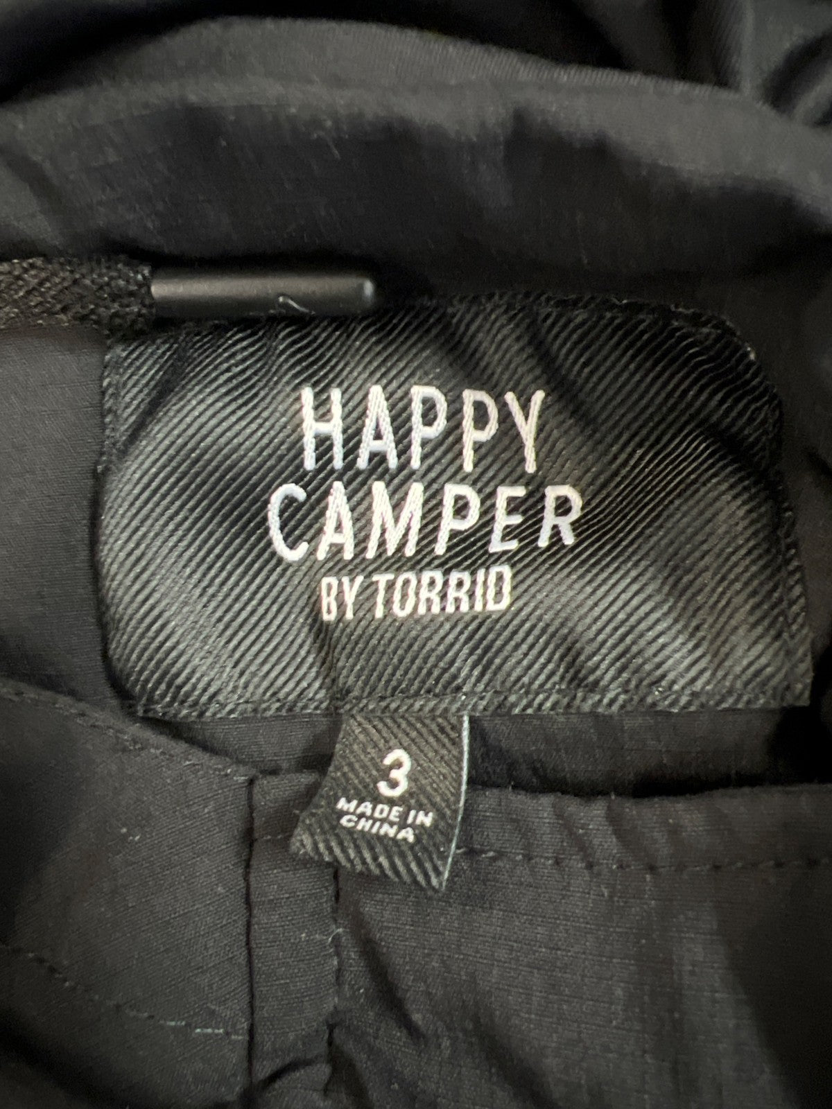 Happy Camper by Torrid Women’s Black Long Sleeve Hooded Jacket - Plus 3