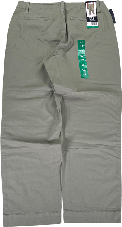 Gap Women’s Green Slim Ankle Chino Pants - 12